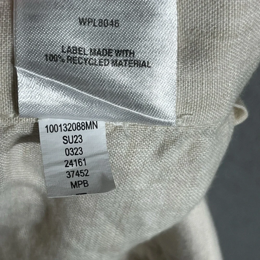Club Room Luxury Men's Pants 36X32 100% Linen Old Money Preppy